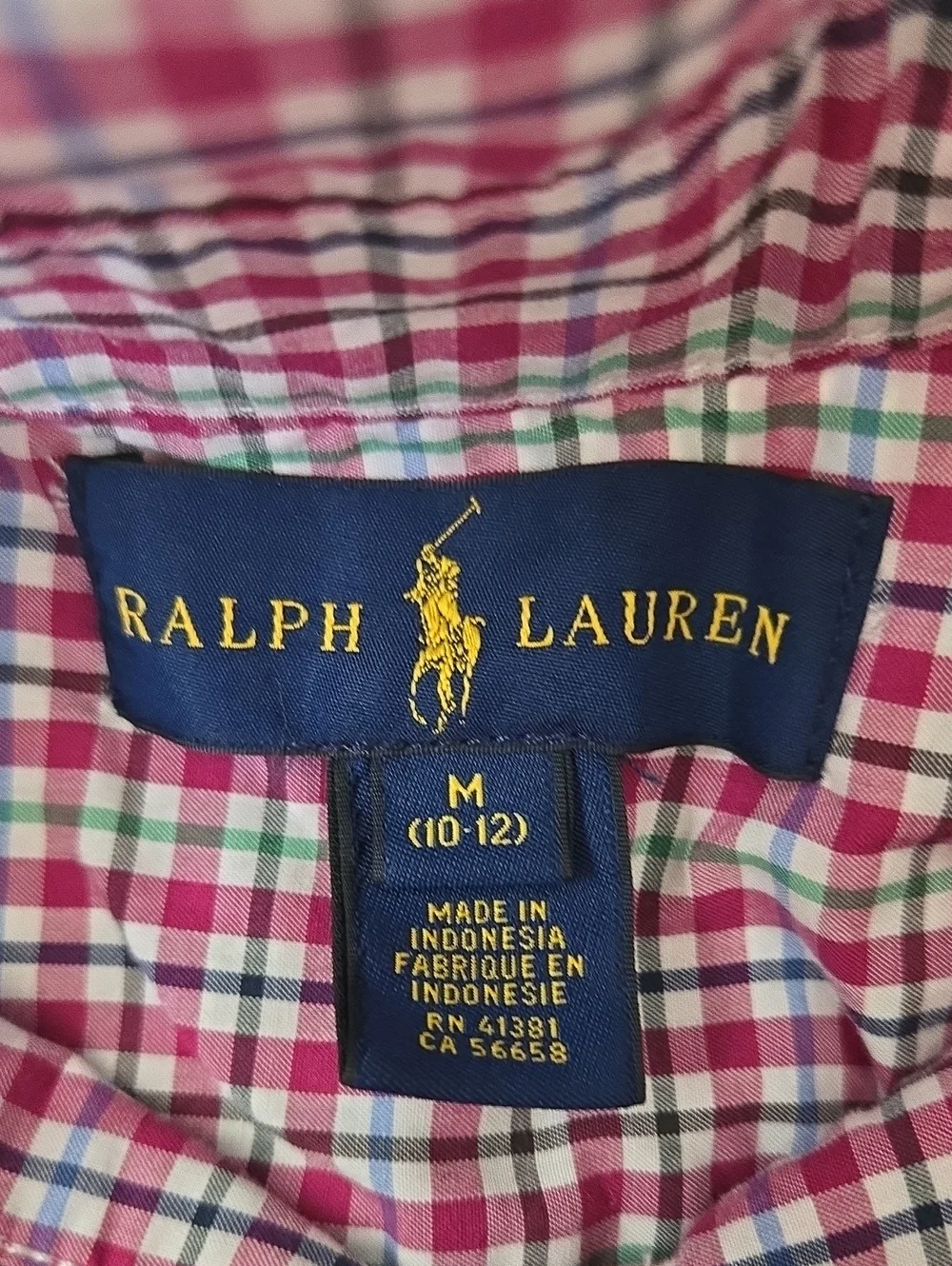 Ralph Lauren nice plaid